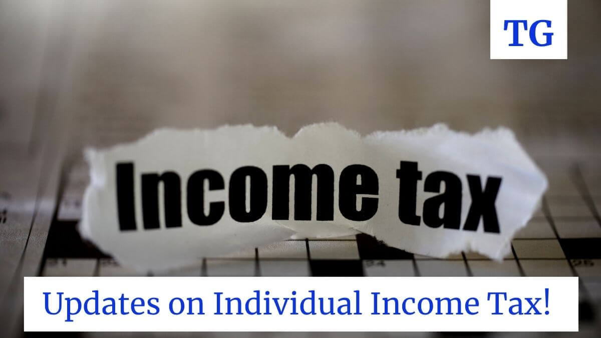 photo with income tax written