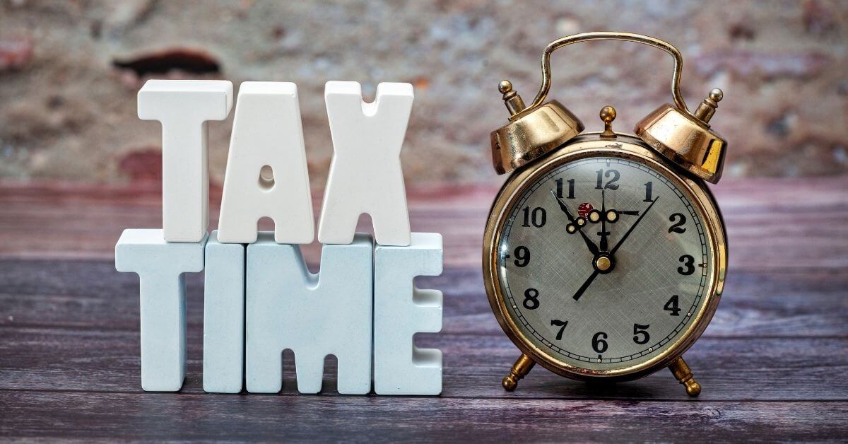 text with clock for bir tax mapping