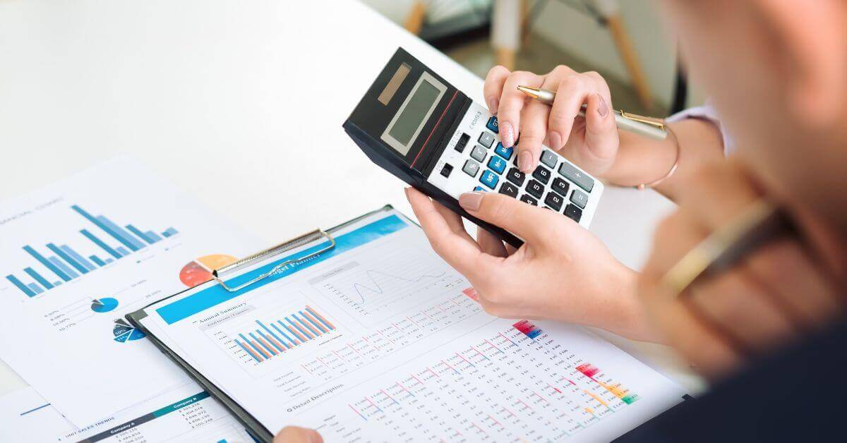 using calculator in double entry bookkeeping