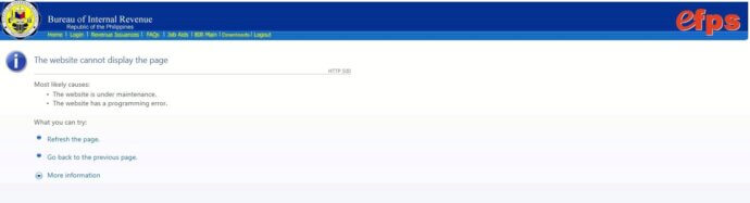 common errors in using efps