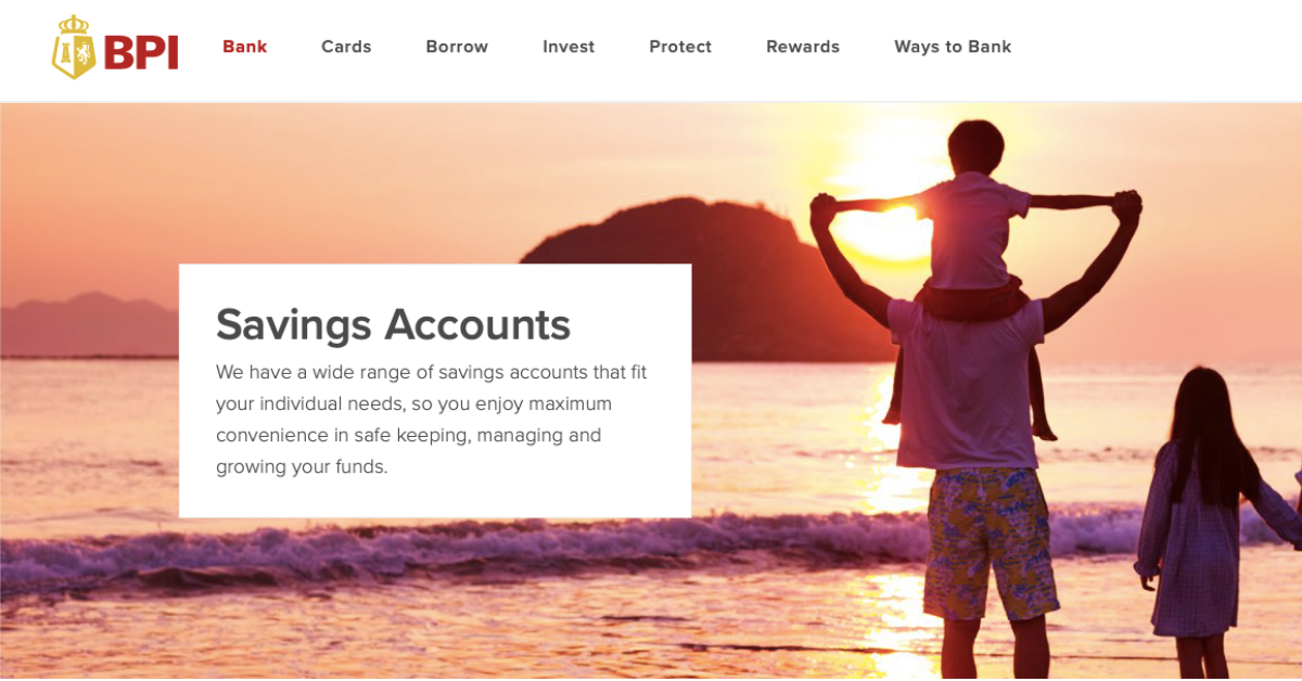 BPI Savings Account Requirements