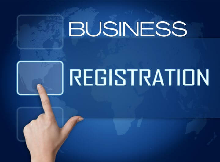 text with business registration for BIR Form 1901
